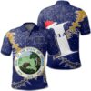 Indiana Christmas Coat Of Arms Polo Shirt X Style J78