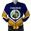 Indiana Coat Of Arms Men Bomber Jacket Lucian Style J5W Bomber Jacket