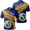 Indiana Coat Of Arms Polo Shirt Cricket Style J5W