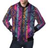 Indians Navajo Aztec Tribal Native American Print Mens Bomber Jacket
