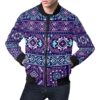 Indians Tribal Native Navajo American Aztec Print Mens Bomber Jacket