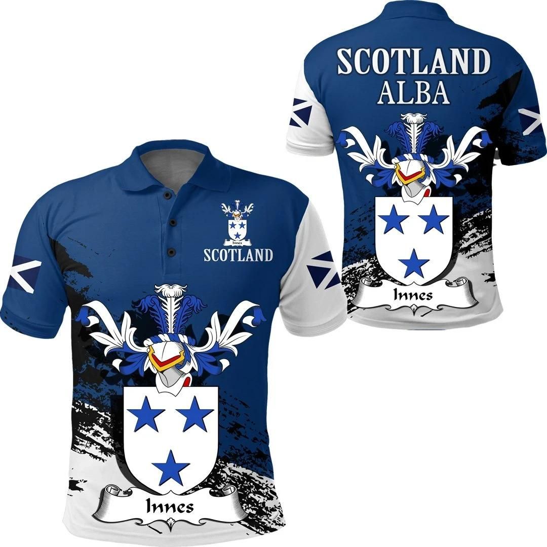 Innes Scottish Family Crest Scotland Special Polo Shirt - Golf Shirt A7 Innes Scottish Family Crest Scotland Special Polo Shirt - Golf Shirt A7