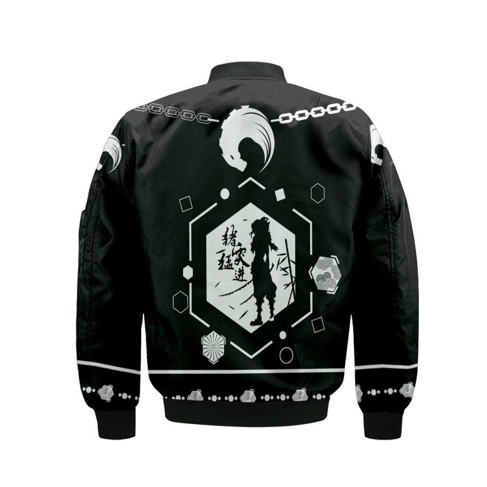 Inosuke-Hashibira-Bomber-Jacket-Custom-KNY-Cosplay-Costumes-Bomber-Jacket-1