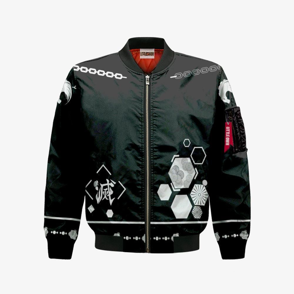 Inosuke Hashibira Bomber Jacket Custom KNY Cosplay Costumes Bomber Jacket Inosuke Hashibira Bomber Jacket Custom KNY Cosplay Costumes Bomber Jacket