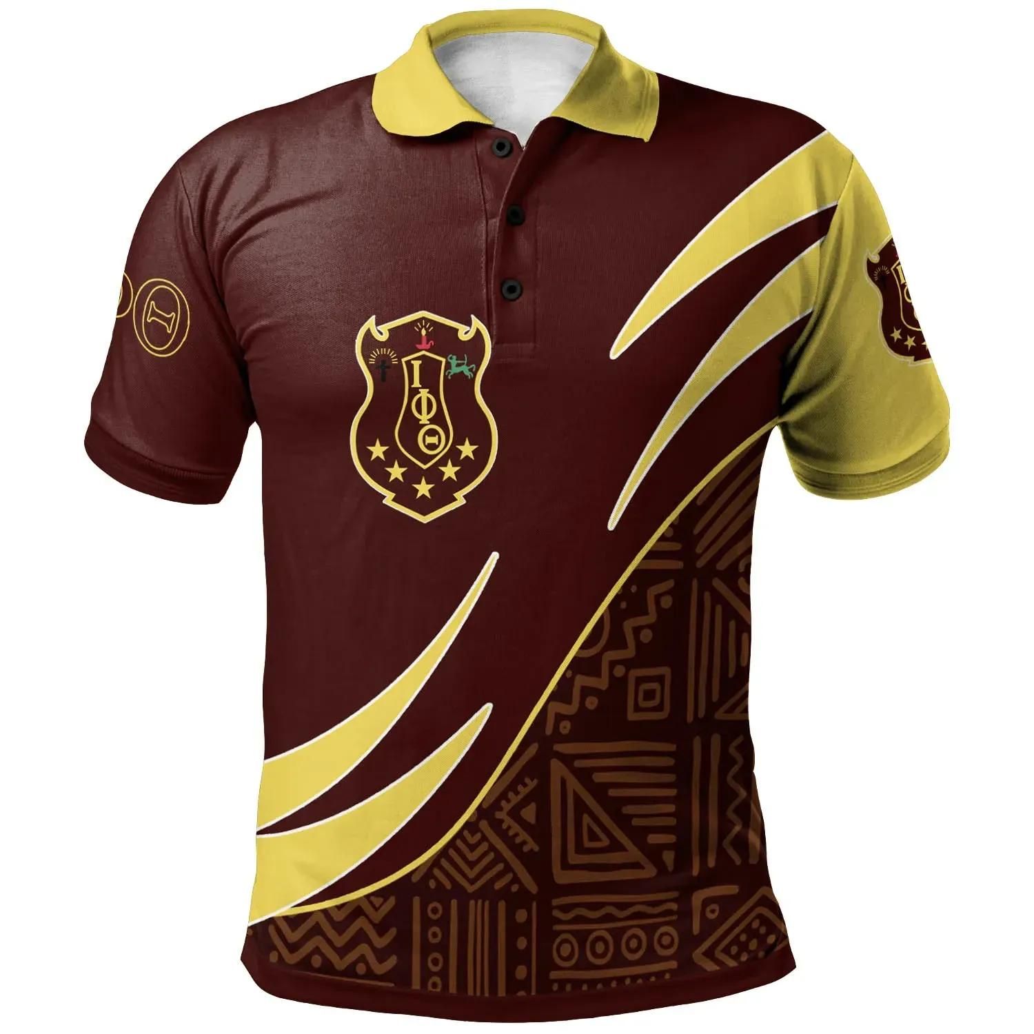 Iota Phi Theta Polo Shirt - Symmetrical Lines - BN27 Iota Phi Theta Polo Shirt - Symmetrical Lines - BN27