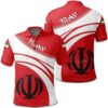 Iran Coat Of Arms Polo Shirt Cricket Style J5W