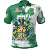 Ireland Clothing - Accotts Irish Family Crest Polo Shirt - Irish Celtic Cross A7