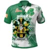 Ireland Clothing - Ambrose Irish Family Crest Polo Shirt - Irish Celtic Cross A7