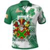 Ireland Clothing - Andrew Irish Family Crest Polo Shirt - Irish Celtic Cross A7