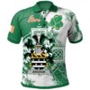 Ireland Clothing - Ardagh Irish Family Crest Polo Shirt - Irish Celtic Cross A7