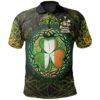 Ireland Clothing - Ardagh Irish Family Crest Polo Shirt - Irish Shamrock Triangle A7