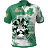 Ireland Clothing - Balfour Irish Family Crest Polo Shirt - Irish Celtic Cross A7