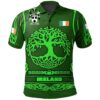 Ireland Clothing - Basile Irish Family Crest Polo Shirt - Symbol of Celtic A7