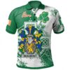 Ireland Clothing - Beaumont Irish Family Crest Polo Shirt - Irish Celtic Cross A7