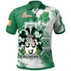Ireland Clothing - Bellingham Irish Family Crest Polo Shirt - Irish Celtic Cross A7