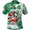 Ireland Clothing - Bennett Irish Family Crest Polo Shirt - Irish Celtic Cross A7