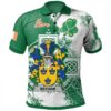 Ireland Clothing - Betham Irish Family Crest Polo Shirt - Irish Celtic Cross A7