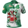 Ireland Clothing - Blake Irish Family Crest Polo Shirt - Irish Celtic Cross A7