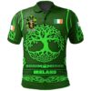 Ireland Clothing - Bramhall Irish Family Crest Polo Shirt - Symbol of Celtic A7