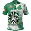 Ireland Clothing - Brenock Irish Family Crest Polo Shirt - Irish Celtic Cross A7