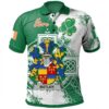 Ireland Clothing - Butler Irish Family Crest Polo Shirt - Irish Celtic Cross A7