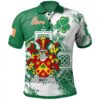 Ireland Clothing - Butt Irish Family Crest Polo Shirt - Irish Celtic Cross A7