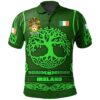 Ireland Clothing - Cairnes Irish Family Crest Polo Shirt - Symbol of Celtic A7
