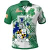 Ireland Clothing - Campbell Irish Family Crest Polo Shirt - Irish Celtic Cross A7