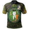 Ireland Clothing - Campbell Irish Family Crest Polo Shirt - Irish Shamrock Triangle A7