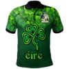 Ireland Clothing - Campbell Irish Family Crest Polo Shirt - Irish Shamrock Triangle A7