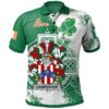 Ireland Clothing - Carpenter Irish Family Crest Polo Shirt - Irish Celtic Cross A7