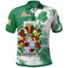 Ireland Clothing - Chichester Irish Family Crest Polo Shirt - Irish Celtic Cross A7