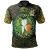 Ireland Clothing - Cramer Irish Family Crest Polo Shirt - Irish Shamrock Triangle A7