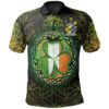 Ireland Clothing - Crofton Irish Family Crest Polo Shirt - Irish Shamrock Triangle A7