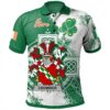 Ireland Clothing - Crowder Irish Family Crest Polo Shirt - Irish Celtic Cross A7