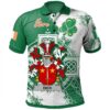 Ireland Clothing - Dick Irish Family Crest Polo Shirt - Irish Celtic Cross A7