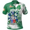 Ireland Clothing - Dodwell Irish Family Crest Polo Shirt - Irish Celtic Cross A7