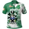 Ireland Clothing - Drisdale Irish Family Crest Polo Shirt - Irish Celtic Cross A7