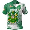 Ireland Clothing - Eaton Irish Family Crest Polo Shirt - Irish Celtic Cross A7