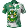 Ireland Clothing - Edwards Irish Family Crest Polo Shirt - Irish Celtic Cross A7