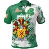 Ireland Clothing - Ewart Irish Family Crest Polo Shirt - Irish Celtic Cross A7