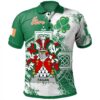 Ireland Clothing - Fagan Irish Family Crest Polo Shirt - Irish Celtic Cross A7
