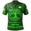 Ireland Clothing - Ferguson Irish Family Crest Polo Shirt - Symbol of Celtic A7