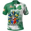Ireland Clothing - Galbraith Irish Family Crest Polo Shirt - Irish Celtic Cross A7