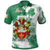Ireland Clothing - Gamble Irish Family Crest Polo Shirt - Irish Celtic Cross A7