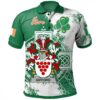 Ireland Clothing - Gifford Irish Family Crest Polo Shirt - Irish Celtic Cross A7