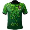Ireland Clothing - Gillman Irish Family Crest Polo Shirt - Irish Shamrock Triangle A7