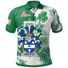 Ireland Clothing - Griffith Irish Family Crest Polo Shirt - Irish Celtic Cross A7