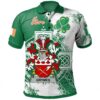 Ireland Clothing - Grymes Irish Family Crest Polo Shirt - Irish Celtic Cross A7