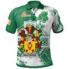 Ireland Clothing - Haltridge Irish Family Crest Polo Shirt - Irish Celtic Cross A7